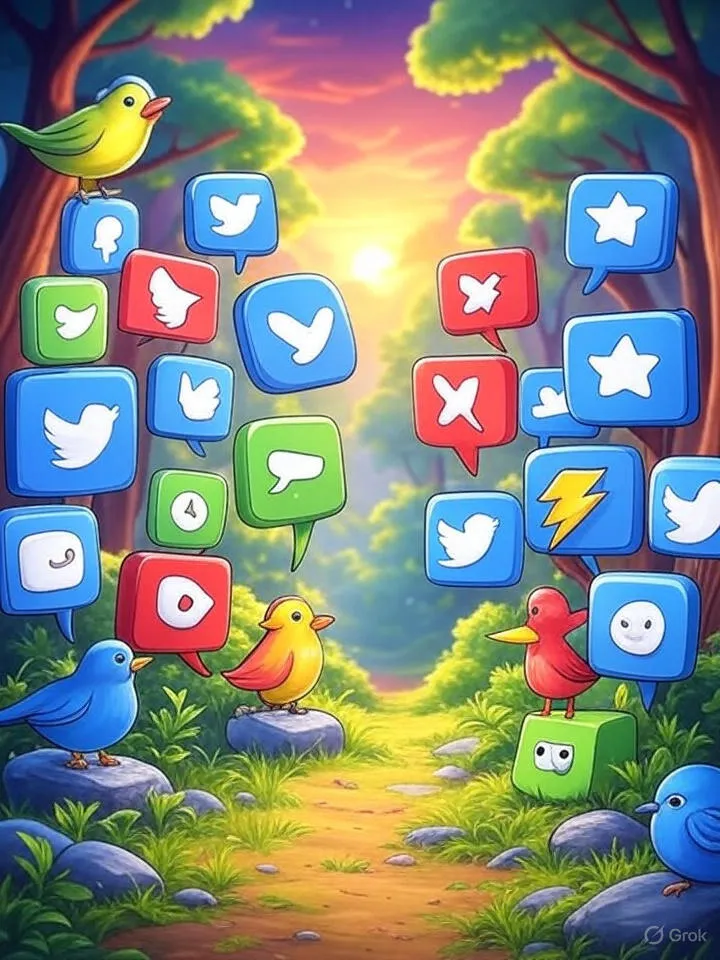 Viral Marketing: Strategien, Beispiele und Erfolgskriterien 3 Illustration eines viralen Kampagnenprozesses mit Social Media Elementen